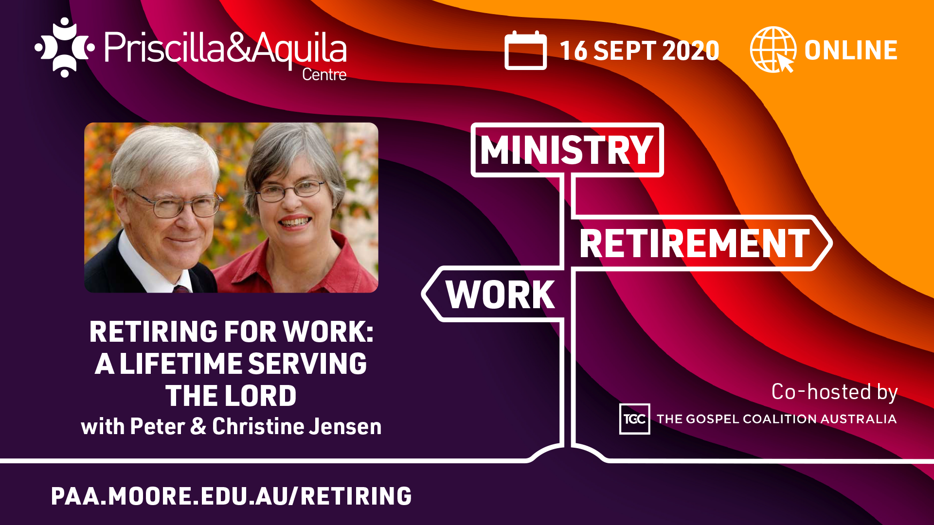 Retiring for work